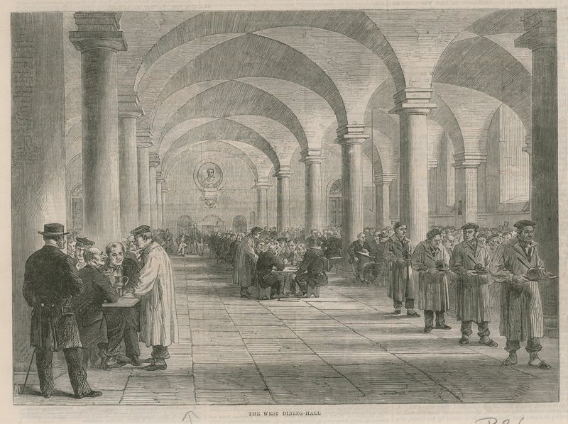 Besök på Greenwich Hospital; Den västra matsalen av English School