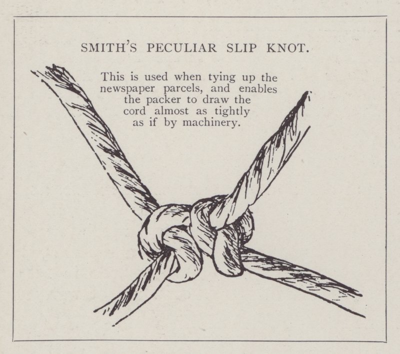 W H Smiths säregna slipknut av English School