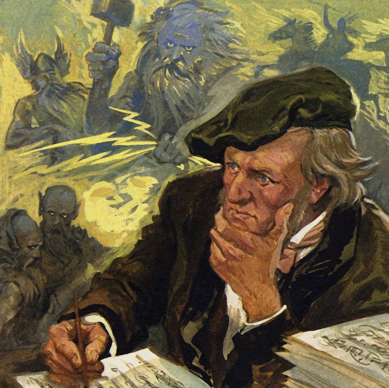 Wagner började hålla revolutionära tal och var tvungen att fly till Weimar av English School