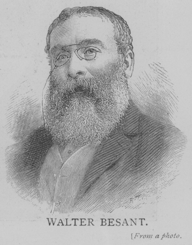 Walter Besant (gravyr) av English School
