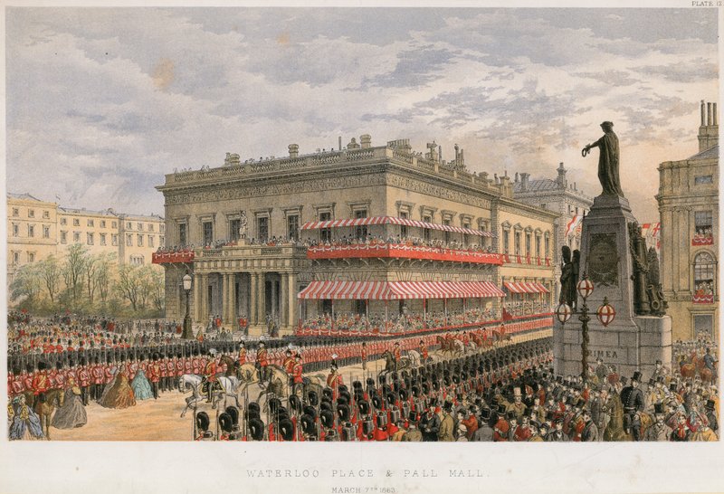 Waterloo Place och Pall Mall av English School