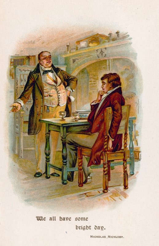 Vi har alla en ljus dag. Nicolas Nickleby av English School