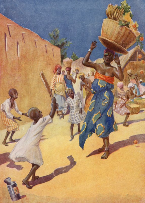 "Väl träffad, sir!" (färg litho) av English School