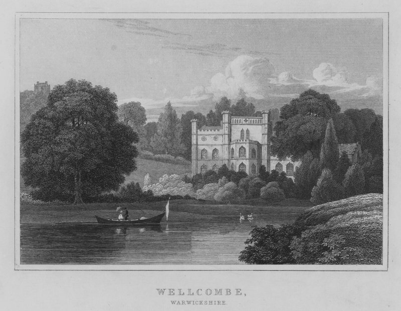 Welcombe, Warwickshire (gravyr) av English School