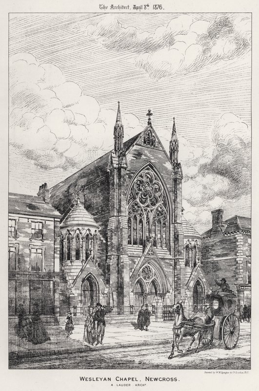Wesleyan Chapel, Newcross (gravyr) av English School