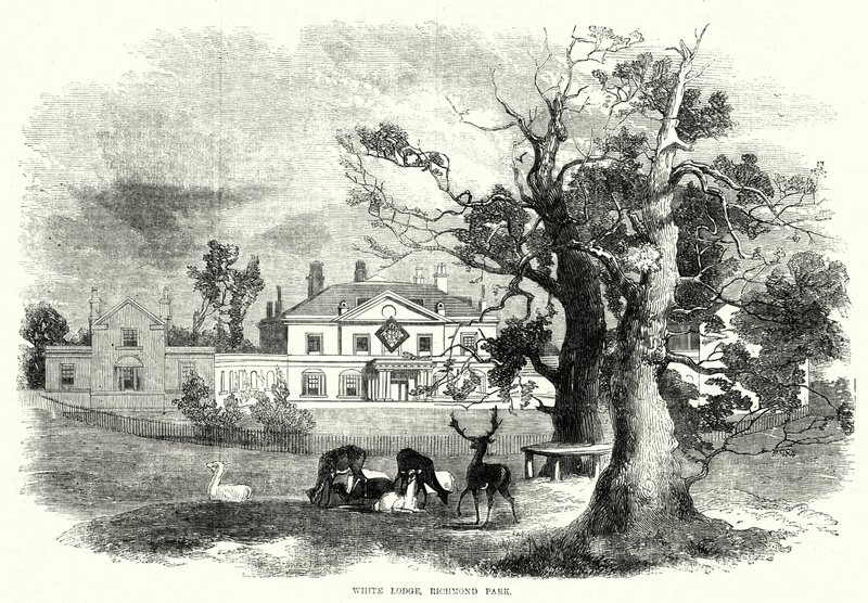 White Lodge, Richmond Park (gravyr) av English School