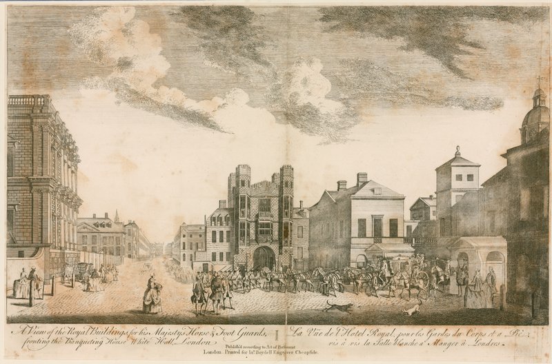 Whitehall. Omkring 1755 av English School