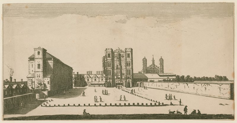 Whitehall på 1600-talet av English School