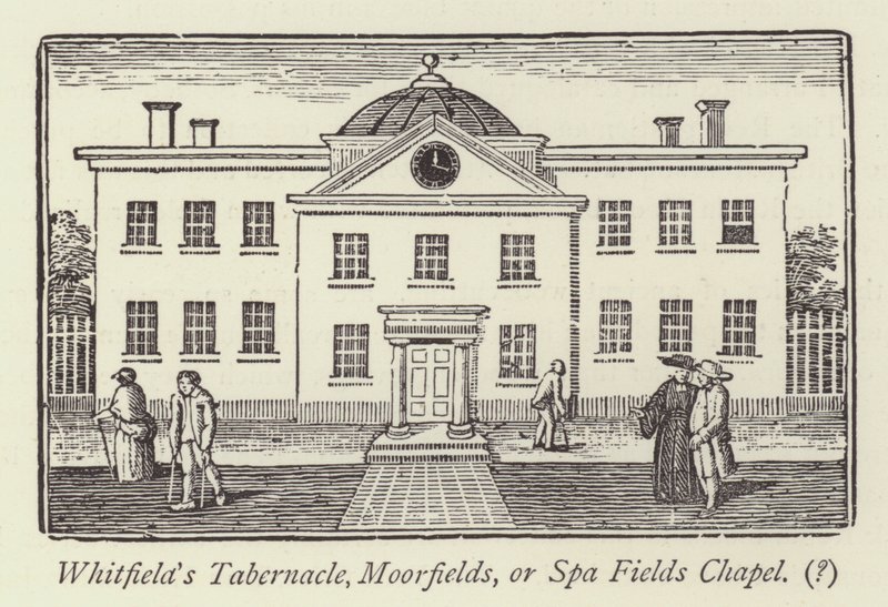 Whitfields Tabernacle, Moorfields eller Spa Fields Chapel av English School