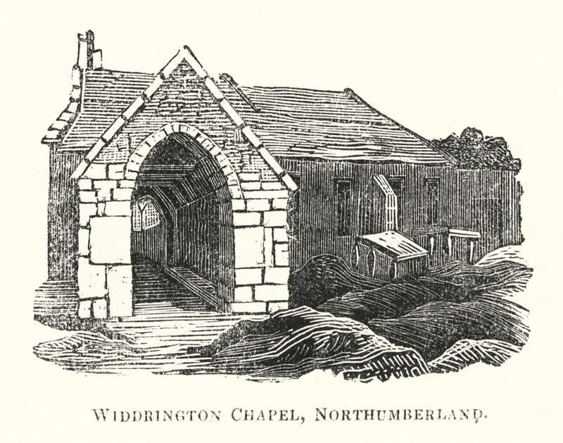 Widdrington Chapel, Northumberland (gravyr) av English School