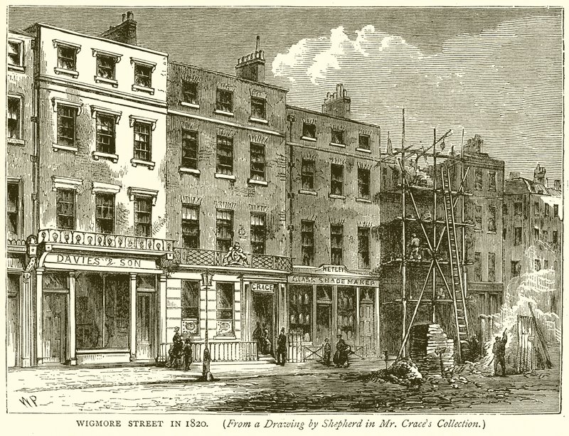 Wigmore Street 1820 av English School