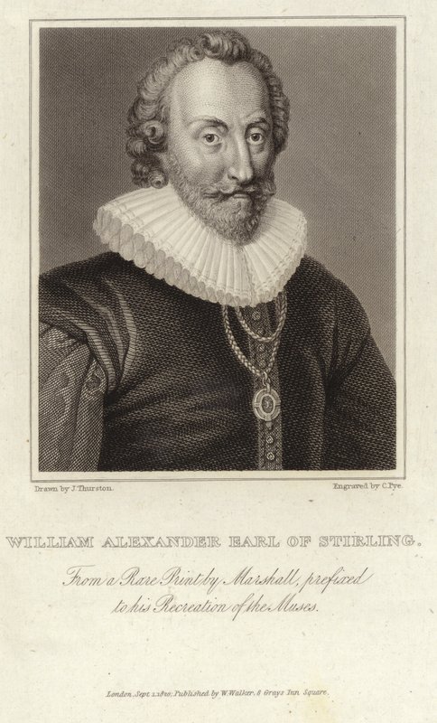 William Alexander, 1:e earl av Stirling (ca 1570 - 12 september 1640) av English School
