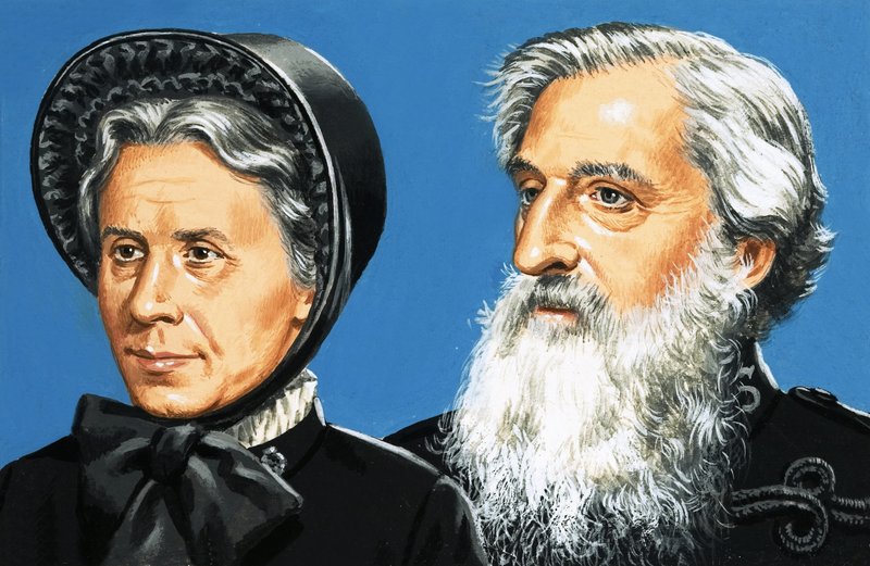 William Booth och hans fru Catherine av English School