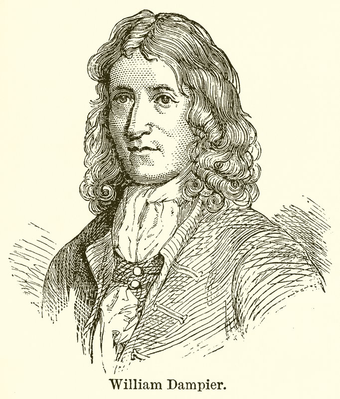 William Dampier av English School