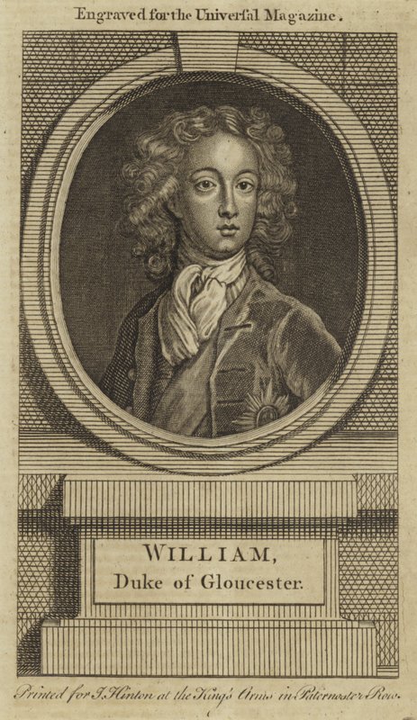 William, hertig av Gloucester av English School