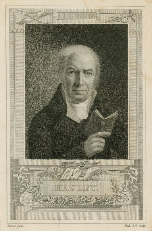 William Hayley, engelsk författare av English School