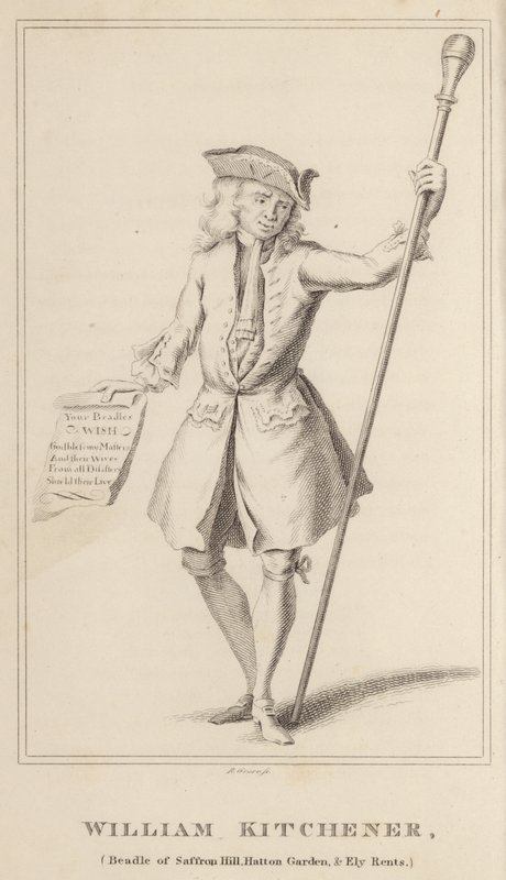 William Kitchener, Beadle of Saffron Hill, Hatton Garden och Ely Rents av English School