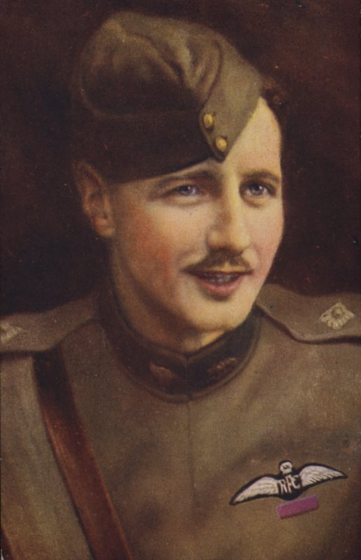 William Leefe Robinson VC (färglitografi) av English School