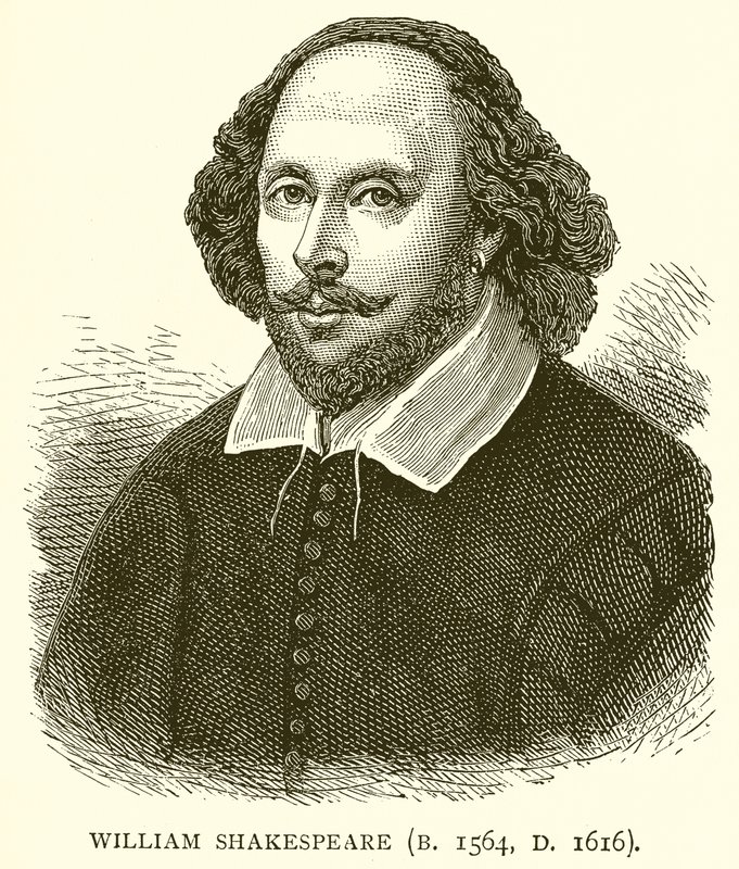 William Shakespeare (F. 1564, D. 1616) av English School