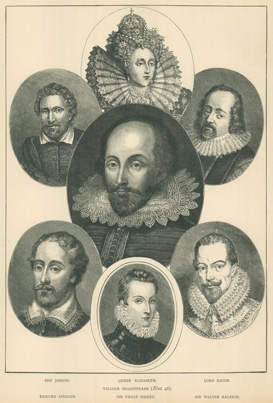 William Shakespeare och hans samtida av English School