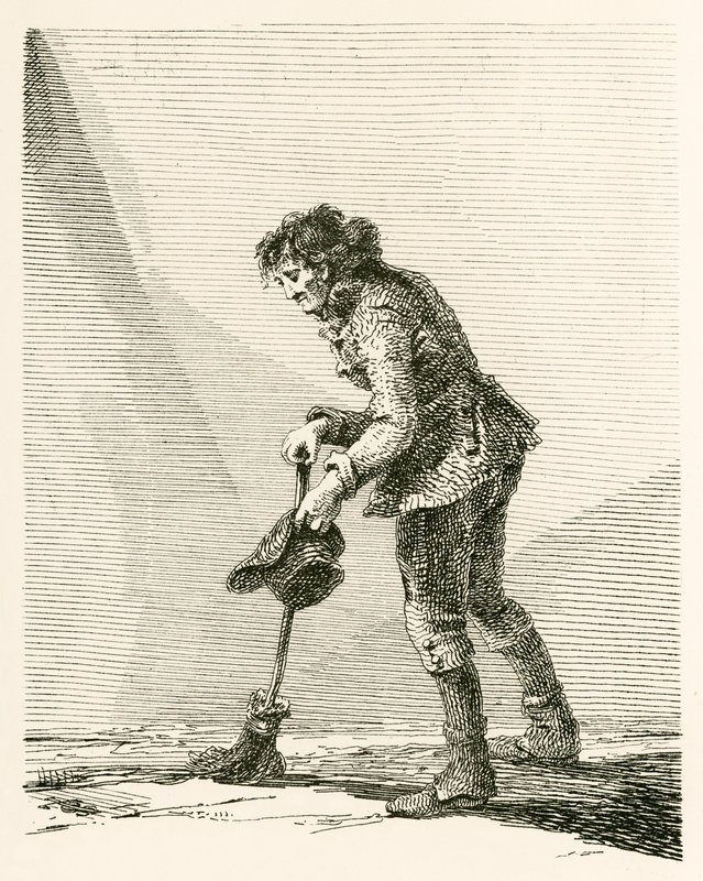 William Tomlins, en korsningssopare av English School