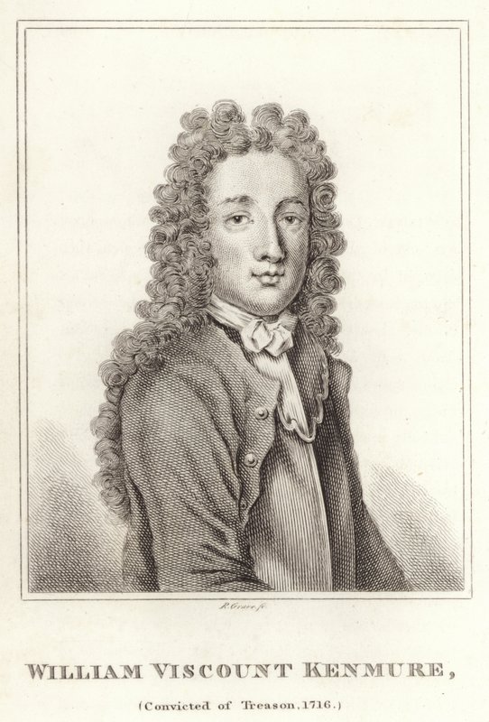 William Viscount Kenmure, dömd för förräderi, 1716 av English School