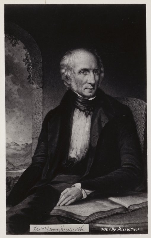 William Wordsworth (1770-1850), engelsk poet (litografi) av English School