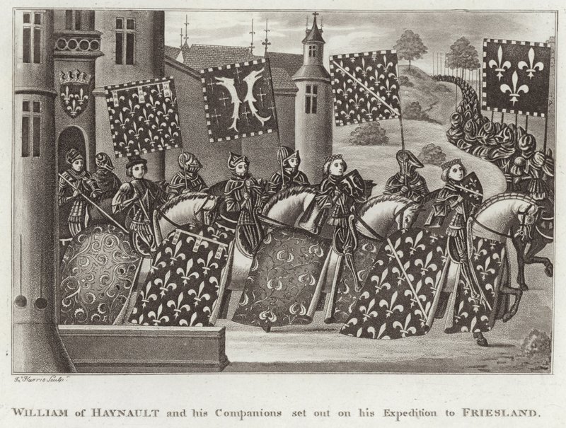 William av Haynault och hans följeslagare gav sig ut på sin expedition till Friesland av English School