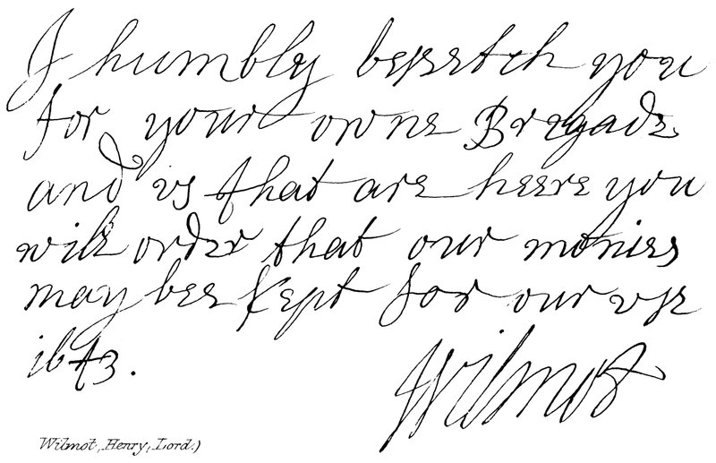 Wilmot, Henry, Lord av English School