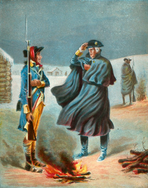 Vinter i Valley Forge av English School