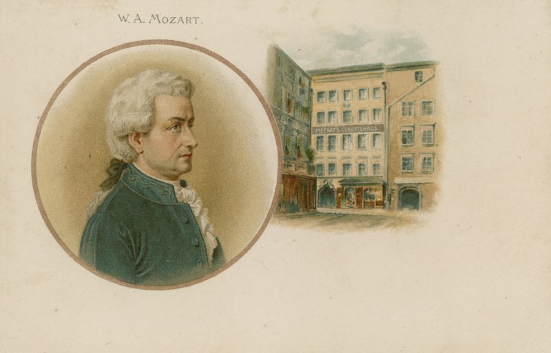 Wolfgang Amadeus Mozart, österrikisk kompositör och musiker av English School