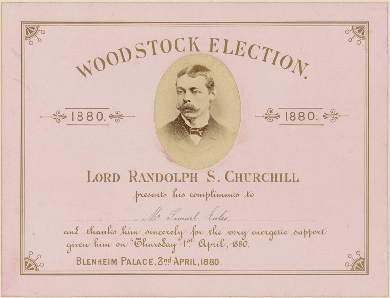 Woodstock val 1880 av English School