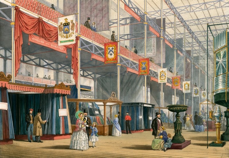 Woolen and Worsted, Den stora utställningen 1851 av English School