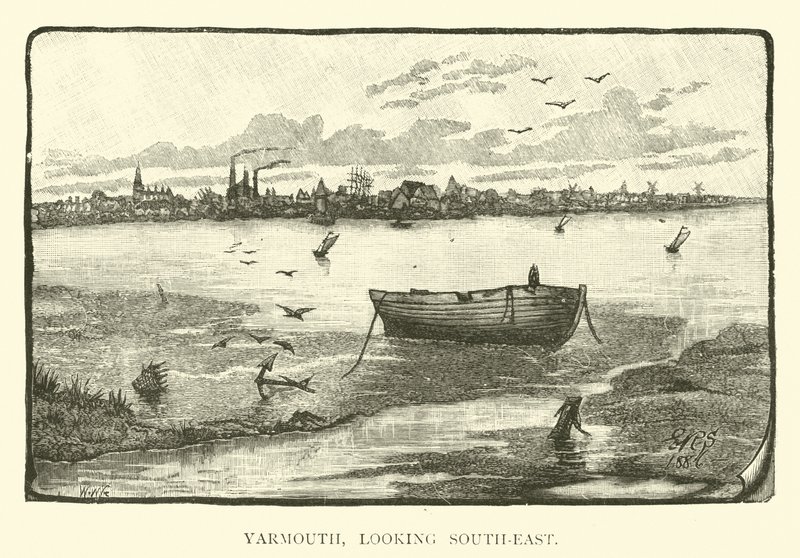 Yarmouth, blickar mot sydost av English School