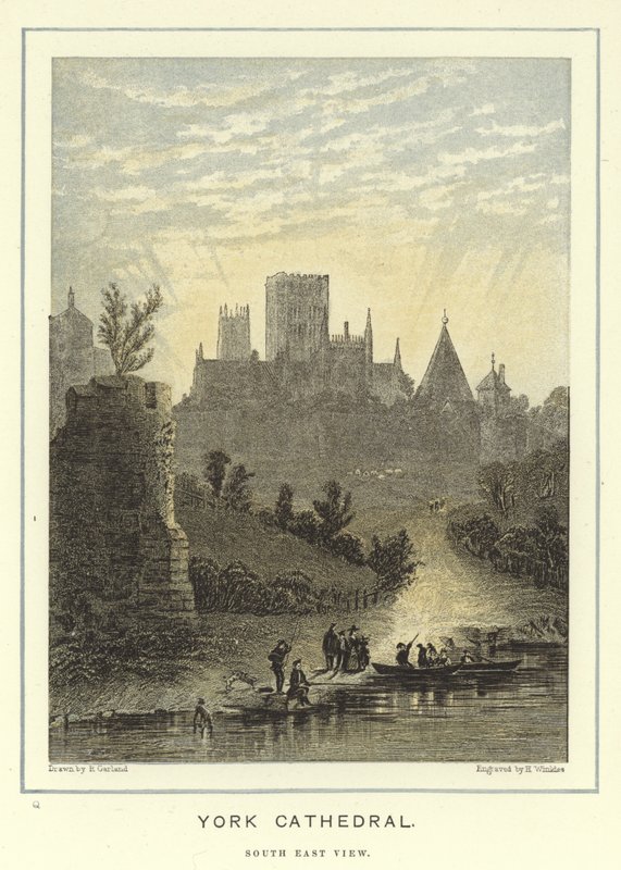 York katedral, sydöstra vy av English School