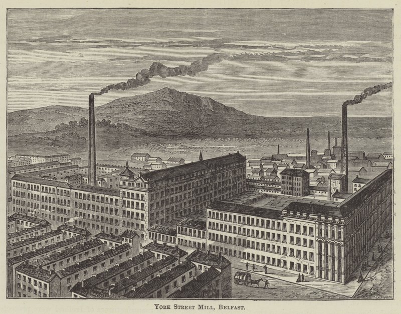 York Street Mill, Belfast (gravyr) av English School