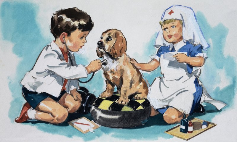 Unga veterinärer av English School