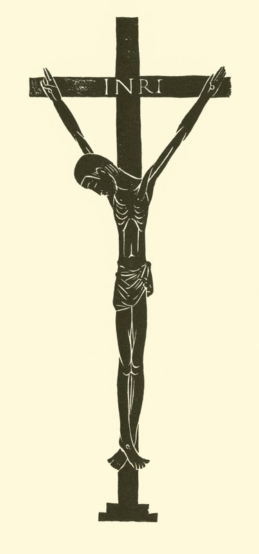 Krucifix av Eric Gill