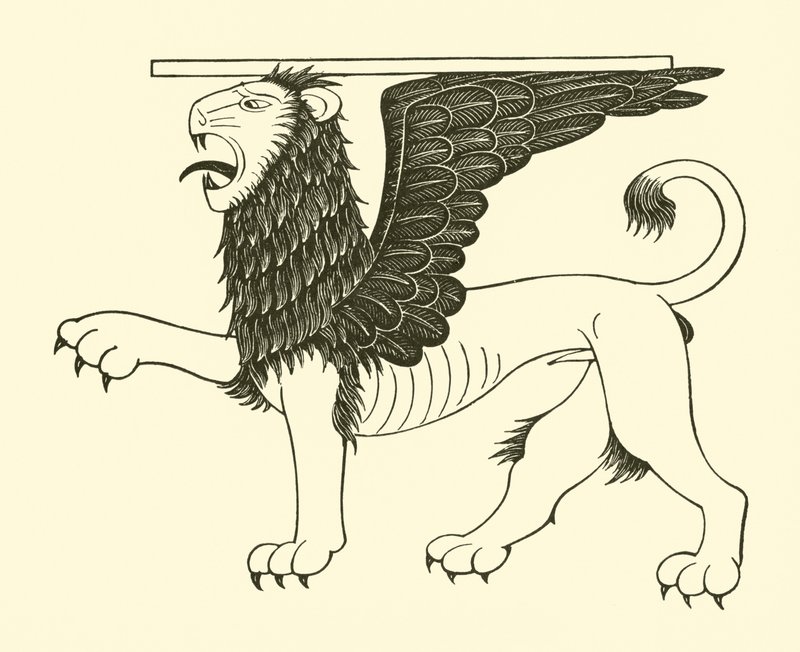 Lejonet av Sankt Markus av Eric Gill