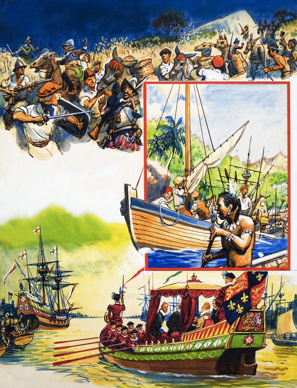 Scrapbook of the British Sailor: Drakes resor av Eric Parker