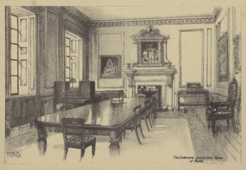 Barts guvernörsutskottsrum av Ernest Coffin