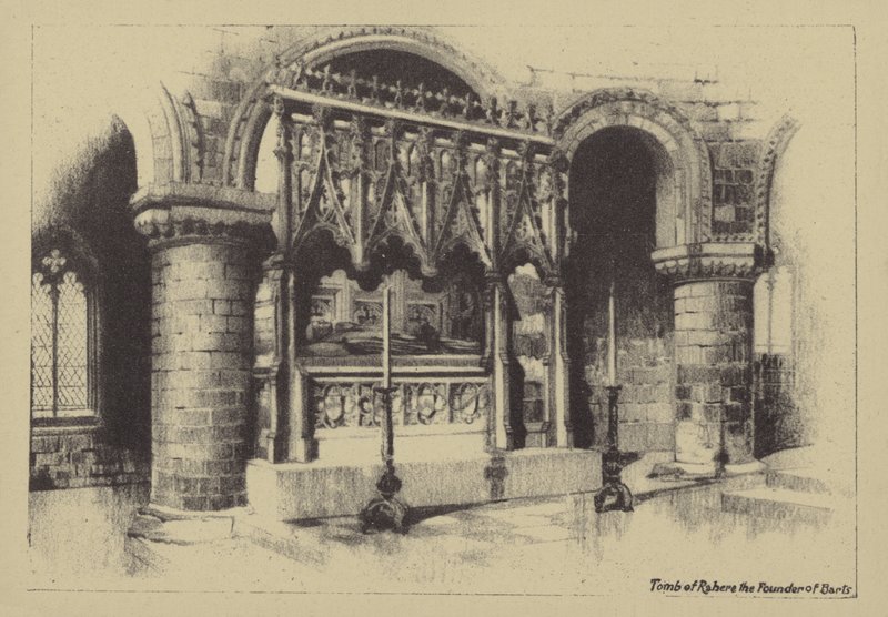 Tomb of Rahere, grundaren av Barts av Ernest Coffin