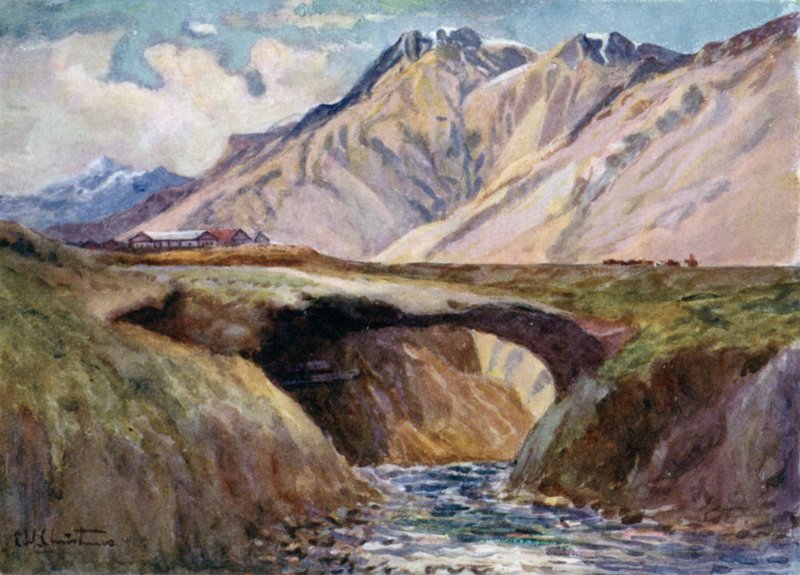 Puente del Inca, den berömda naturliga bron av Ernest William Christmas