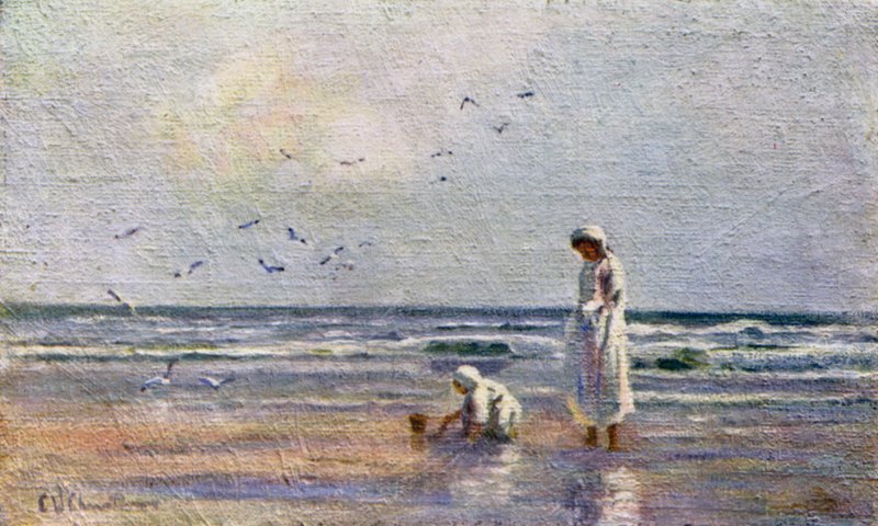 Soliga timmar, Mar del Plata av Ernest William Christmas