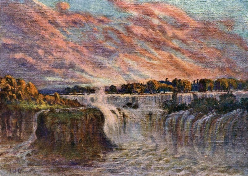 Iguazufallen av Ernest William Christmas