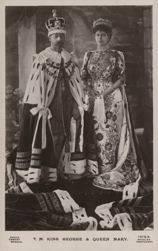 King George V och Queen Mary av Ernest Brooks