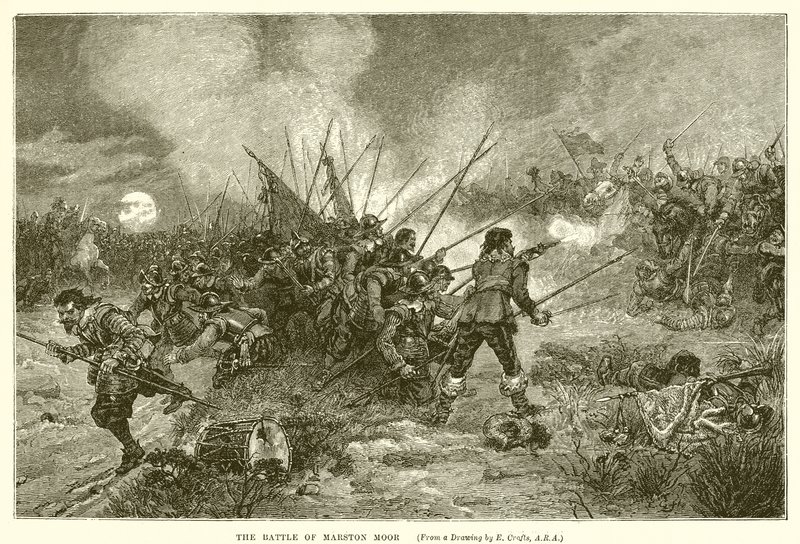 Slaget vid Marston Moor av Ernest Crofts