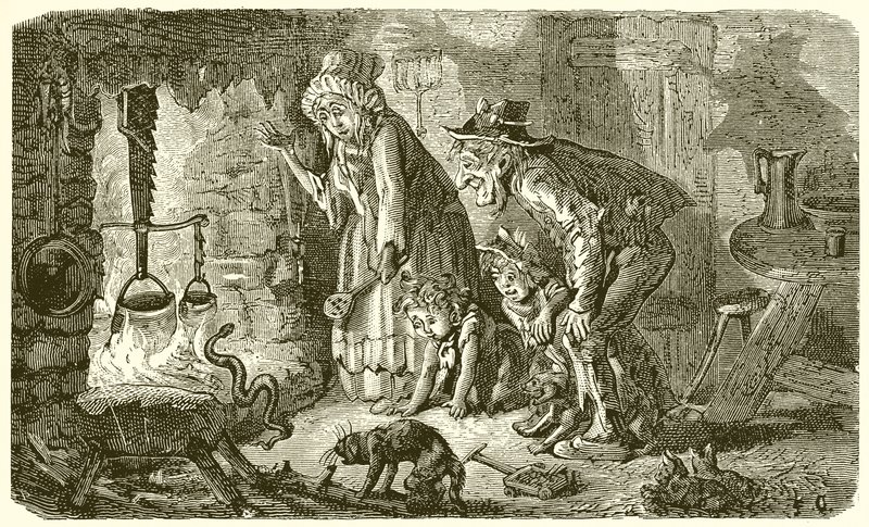 Lantbrukaren och ormen av Ernest Henry Griset
