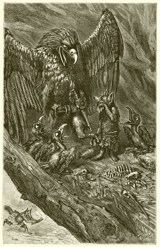 Örnen och räven av Ernest Henry Griset