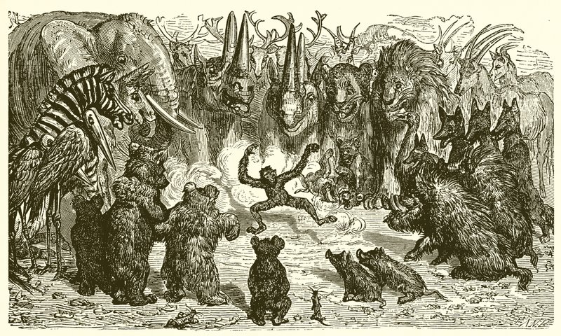 Räven och apan av Ernest Henry Griset